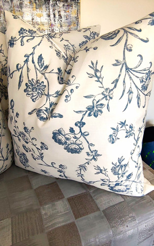 Pair new handmade cushion - of, new,